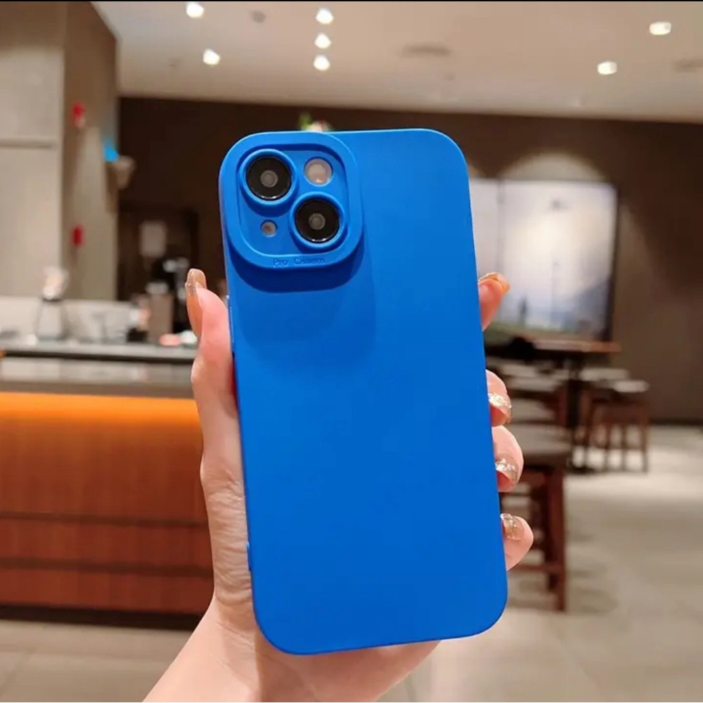 Iphone 15 pro Blue Silicone iPhone Case